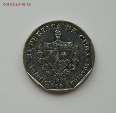 Куба 25 сентаво 1994 г. С рубля! до 02.02.23 - DSCN7497.JPG