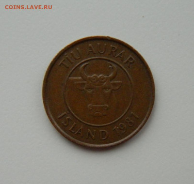 Исландия 10 эйре 1981 г.(Фауна) С рубля! до 02.02.23 - DSCN7512.JPG