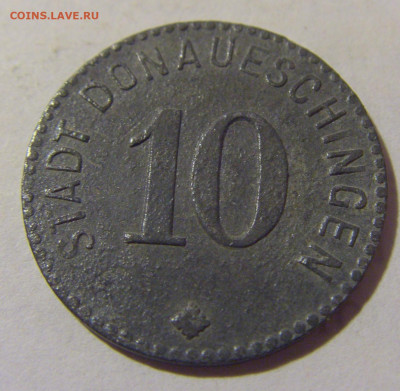 Нотгельд 10 пф 1917 Донаушинген №2 05.02.23 22:00 МСК - CIMG2959.JPG
