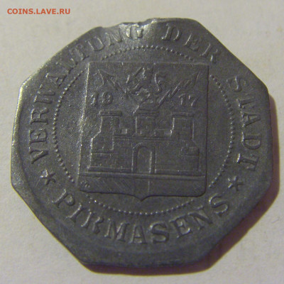 Нотгельд 10 пф 1917 Пирмазенц №1 05.02.23 22:00 МСК - CIMG2997.JPG