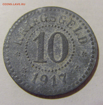 Нотгельд 10 пф 1917 №1 05.02.23 22:00 МСК - CIMG3023.JPG