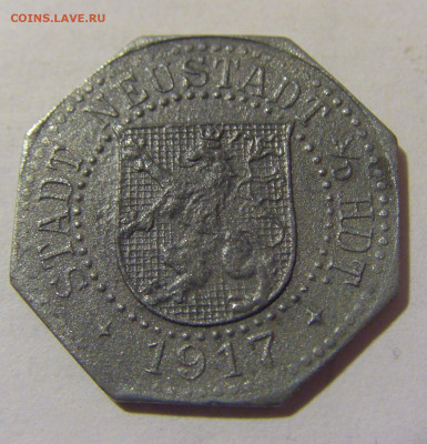 Нотгельд 10 пф 1917 Нойштадт №1 05.02.23 22:00 МСК - CIMG3065.JPG