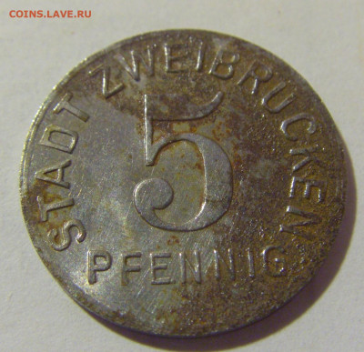 Нотгельд 5 пф 1919 Цвайбруккен №1 05.02.23 22:00 МСК - CIMG3195.JPG