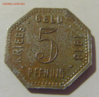 Нотгельд 5 пф 1918 Менген №2 05.02.23 22:00 МСК - CIMG3203.JPG