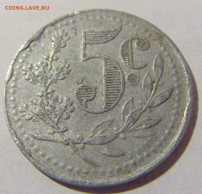 Нотгельд 5 сантим 1921 Алжир №1 05.02.23 22:00 МСК - CIMG3251.JPG