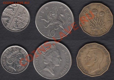 Великобритания 4 монеты до 11.12.2011 21-30 - Великобритания