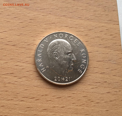 Норвегия 20 крон 2021 250 лет со дня рождения Ханса Нильсена - IMG_4766.JPG