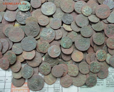 Лот кладовой денги и полушки 400 монет. До 4.02.23. - DSC04087.JPG