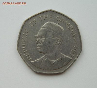 Гамбия 1 даласи 1987 г. (Фауна) С рубля! до 06.02.23 - DSCN7446.JPG