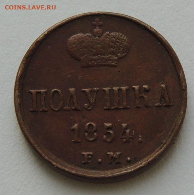 Полушка 1854 года - DSCN9944.JPG