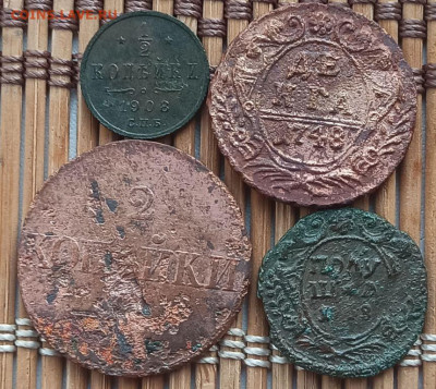 4 Монеты РИ 1748-08 г. окон. 6.02.2023 г. 22-00 МСК. - 76776 (1)