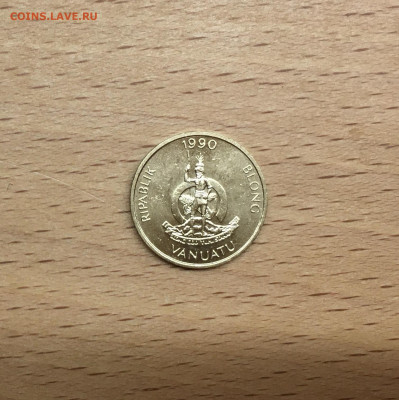 Вануату 1 вату 1990 Ракушка фауна животные - IMG_4858.JPG