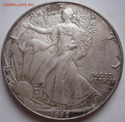 Доллар США 1992 г. Шагающая Свобода до 22-00.06.02.23г. мск - P1470657.JPG