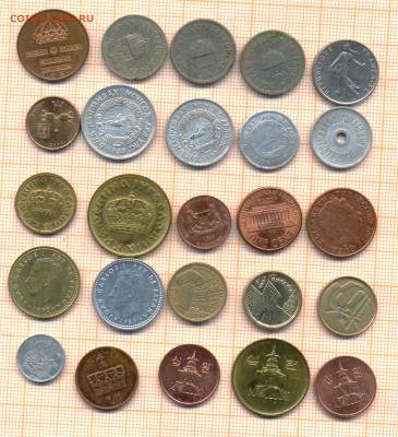 монеты разные 13 от 5 руб. фикс цена, до ухода в архив - лист 13а 001