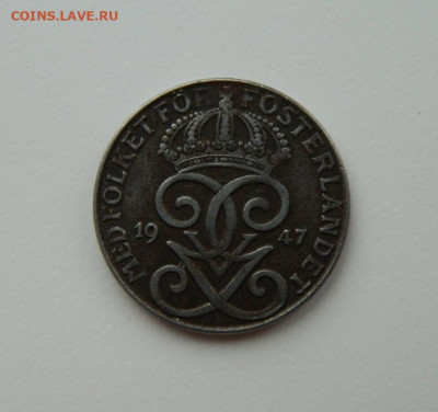 Швеция 2 эре 1947 г. (Железо) С рубля! до 08.02.23 - DSCN7604.JPG