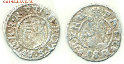 Средневековая Восточная Европа на оценку - Венгрия 1 денар 1585 0,41gr 308