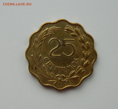 Парагвай 25 сентимо 1953 г. (Фауна) С рубля! до 06.02.23 - DSCN7561.JPG
