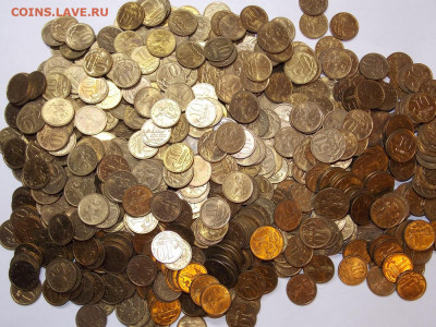 10 копее 1997-2006 СП+М латунь в блеске 800 монет - DSCN0417.JPG