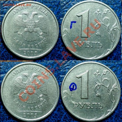 1руб. 2005г.ММД. Шт.Б,В,Г,Д по15.11.11г в 21-00Москвы - 1