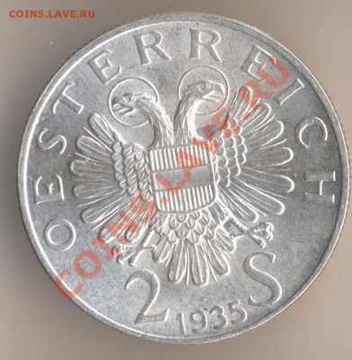 Австрия2 шиленга 1937г - 109