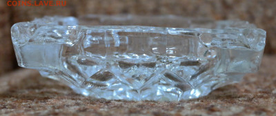 Советское винтажное стекло. Квадратная пепельница - квадратная пепельница 3.JPG