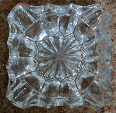 Советское винтажное стекло. Квадратная пепельница - квадратная пепельница 2.JPG