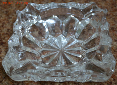 Советское винтажное стекло. Квадратная пепельница - квадратная пепельница 1.JPG