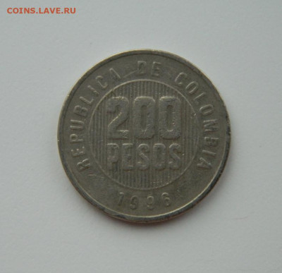 Колумбия 200 песо 1996 г. С рубля! до 13.02.23 - DSCN7698.JPG