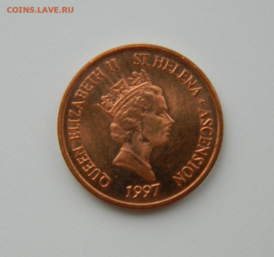 О.св. Елены и Вознесения 1 пенни 1997 г.(Фауна)С рубля!до13. - DSCN7715.JPG
