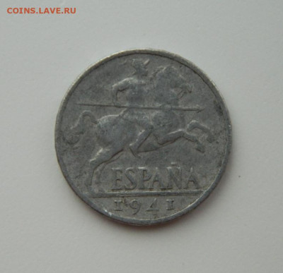 Испания 10 сентимо 1941 г. С рубля! до 13.02.23 - DSCN7800.JPG