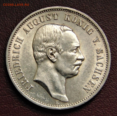 Саксония. 3 марки 1910 Е. До 12.02.23. - SA-1910.JPG
