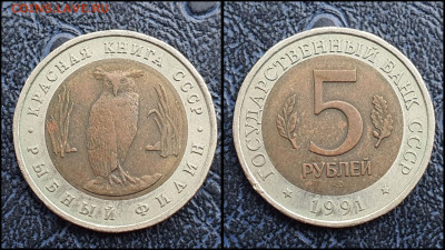 Рыбный Филин. 5 рублей 1991 год. До 10.02 - IMG_20230208_133633