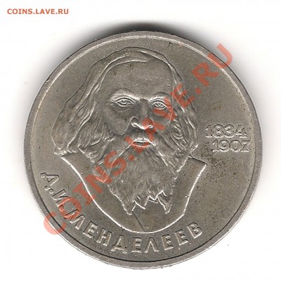 1 рубль Менделеев - Изображение 773