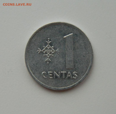 Литва 1 цент 1991 г. С рубля! до 14.02.23 - DSCN7803.JPG