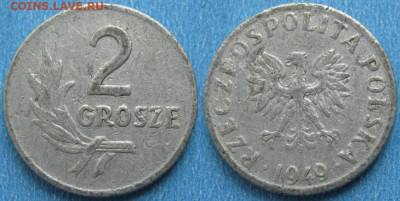 Польша 2 гроша 1949 до 16-02-23 в 22:00 - 14.96. -Польша 2 гроша 1949    7681