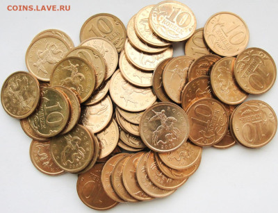 10коп.2006-2015-700шт. в блеске. - 10к.08сп.