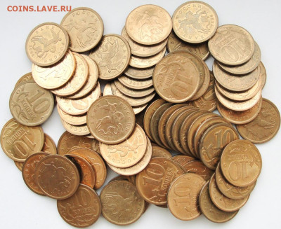 10коп.2006-2015-700шт. в блеске. - 10к.06сп.