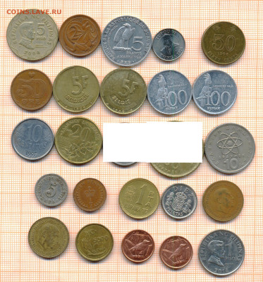монеты разные 11 от 5 руб. фикс цена, до ухода в архив - лист 11 001