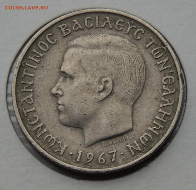 Греция 2 драхмы 1967 до 18.02 - Греция 2 драхмы .JPG