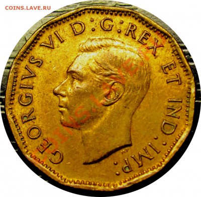 F11 Канада 5¢ 1943 Tombac George VI до 17.12 в 22°° - F11 5c 1943_1