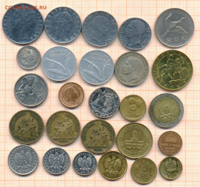 монеты разные 2 от 5 руб. фикс цена, до ухода в архив - лист 2а 001