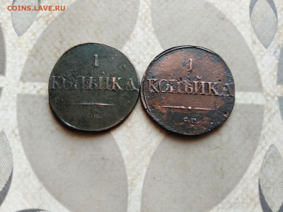 1 копейка 1831 см, 2 штуки до 16.02.2023 - 1831 (106)
