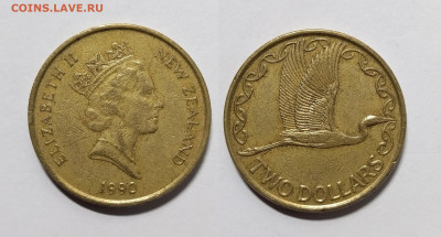 Новая Зеландия 2 доллара 1990 г Елизавета II - 19.02 - IMG_20230213_102509
