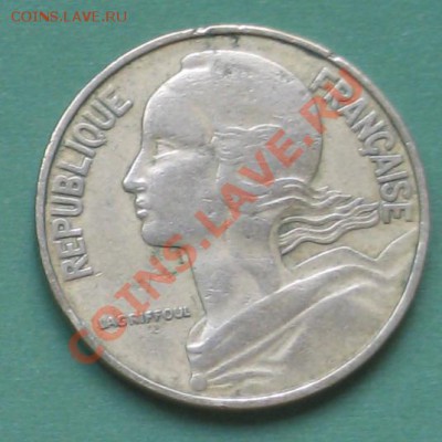 Франция 20 сантимов 1963 UNC до 16.12.11 в 21.00 мск - 6-2