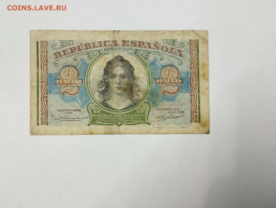 2 песеты Испании, 1938г., до 18.02.23г. - IMG_20230213_193500_thumb