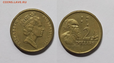 Австралия 2 доллар 1997 г туземец - 19.02 - IMG_20230213_102003