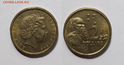 Австралия 2 доллара 1999 г туземец - 19.02 - IMG_20230213_102024