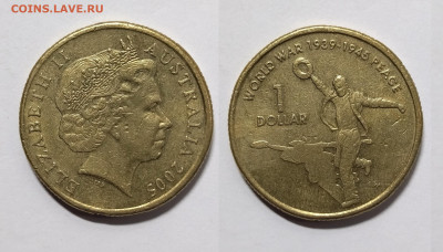 Австралия 1 доллар 2005 г 60 лет со дня окончания - 19.02 - IMG_20230213_101827