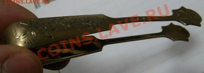 Щипчики для сахара. Серебро проба В 875. С узорами. - Щипчики для сахара (4).JPG