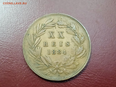Португалия 20 реалов, 1884 до 20.02.2023 года в 22.00 - IMG_20221208_214605_1
